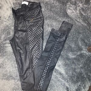 Pleather pants